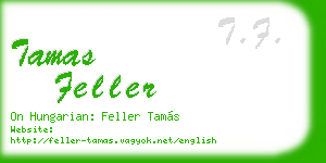tamas feller business card